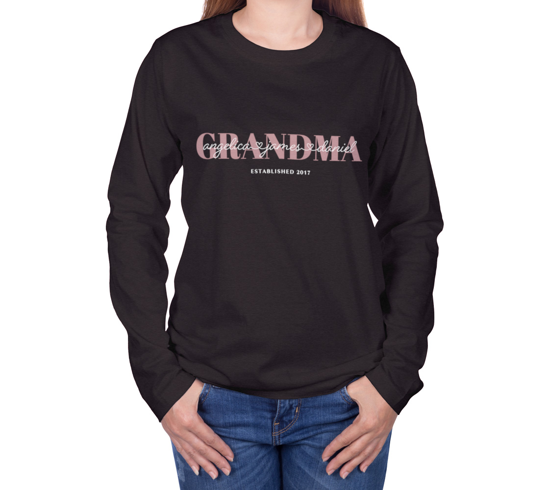 Personalized Grandma Shirt Little Monkey Designs Canada